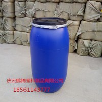 160公斤開口鐵箍桶160升大口化工圓桶法蘭包裝桶