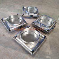 廣東直銷方形氣動插板風閥DN600 風量手動調節閥門