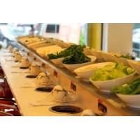 合肥回轉火鍋輸送帶 旋轉自助火鍋設備怎么賣