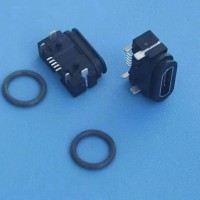 MICRO B型防水母座四腳插板DIP H3.85/4.75