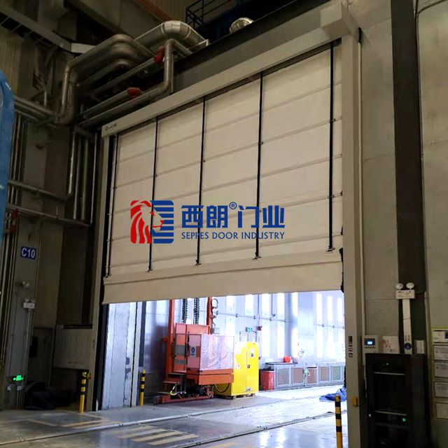  泰州堆疊升降式軟質(zhì)帆布門