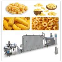 玉米球，玉米棒生產(chǎn)線 膨化小食品生產(chǎn)線