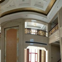 圖們 復(fù)古歐式銅樓梯護欄 新款圈粉不少