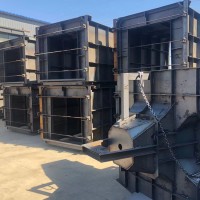 水利流水槽鋼模具款式，預制流水槽鐵模具質量