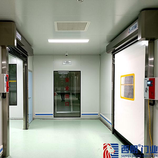 南通不銹鋼框的PVC快速卷簾門