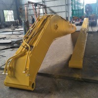 加長巖石臂 挖掘機巖石臂   三段拆樓臂