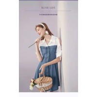 品牌折扣女裝尾貨 秋水伊人夏裝 庫存服裝走份批發(fā)