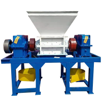 輪胎雙軸撕碎機生活垃圾撕碎機金屬廢鐵皮桶撕碎機