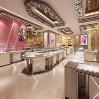 烤漆展柜制作濟南展柜珠寶柜臺銀飾品展柜玉器展柜名表展柜制作廠