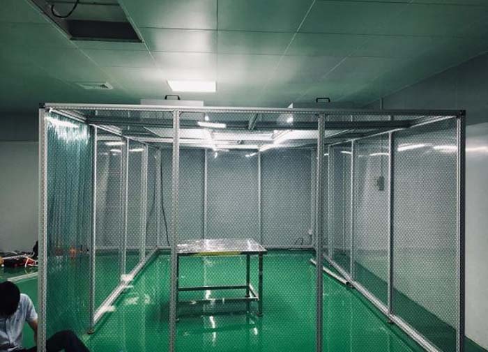 潔凈棚安裝現(xiàn)場圖 潔凈棚安裝現(xiàn)場圖