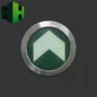 自發光玻璃指示牌，蓄光型圓鋼化玻璃地帖，帶圈鋼化玻璃地貼