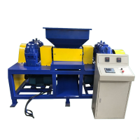 多功能塑料打包帶撕碎機(jī)雙軸橡膠輪胎木材破碎機(jī)一機(jī)多用可定制
