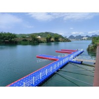 水上塑料浮筒，建設景區游船碼頭/浮橋棧道/浮動平臺實體廠家